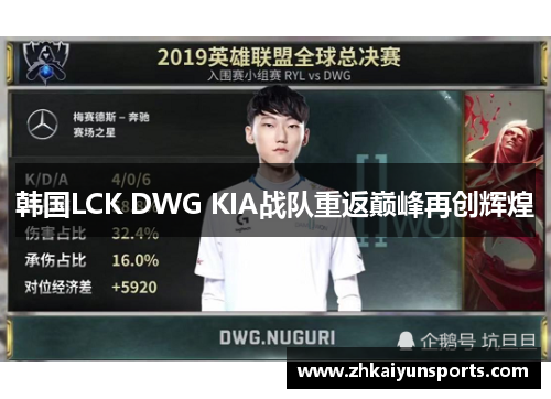 韩国LCK DWG KIA战队重返巅峰再创辉煌